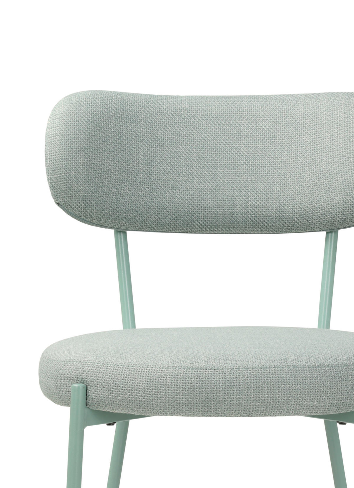 STUHL Webstoff Graugrün  - Graugrün, Basics, Textil/Metall (50/81,5/59cm) - Tom Tailor