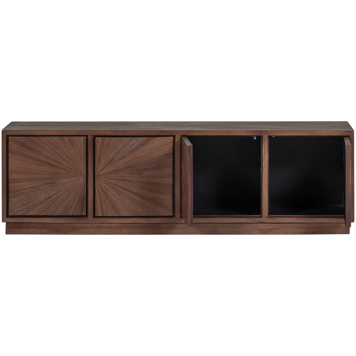 LOWBOARD Sun 150/45/44 cm  stehend  - Braun, Design, Holz (150/45/44cm) - Livetastic