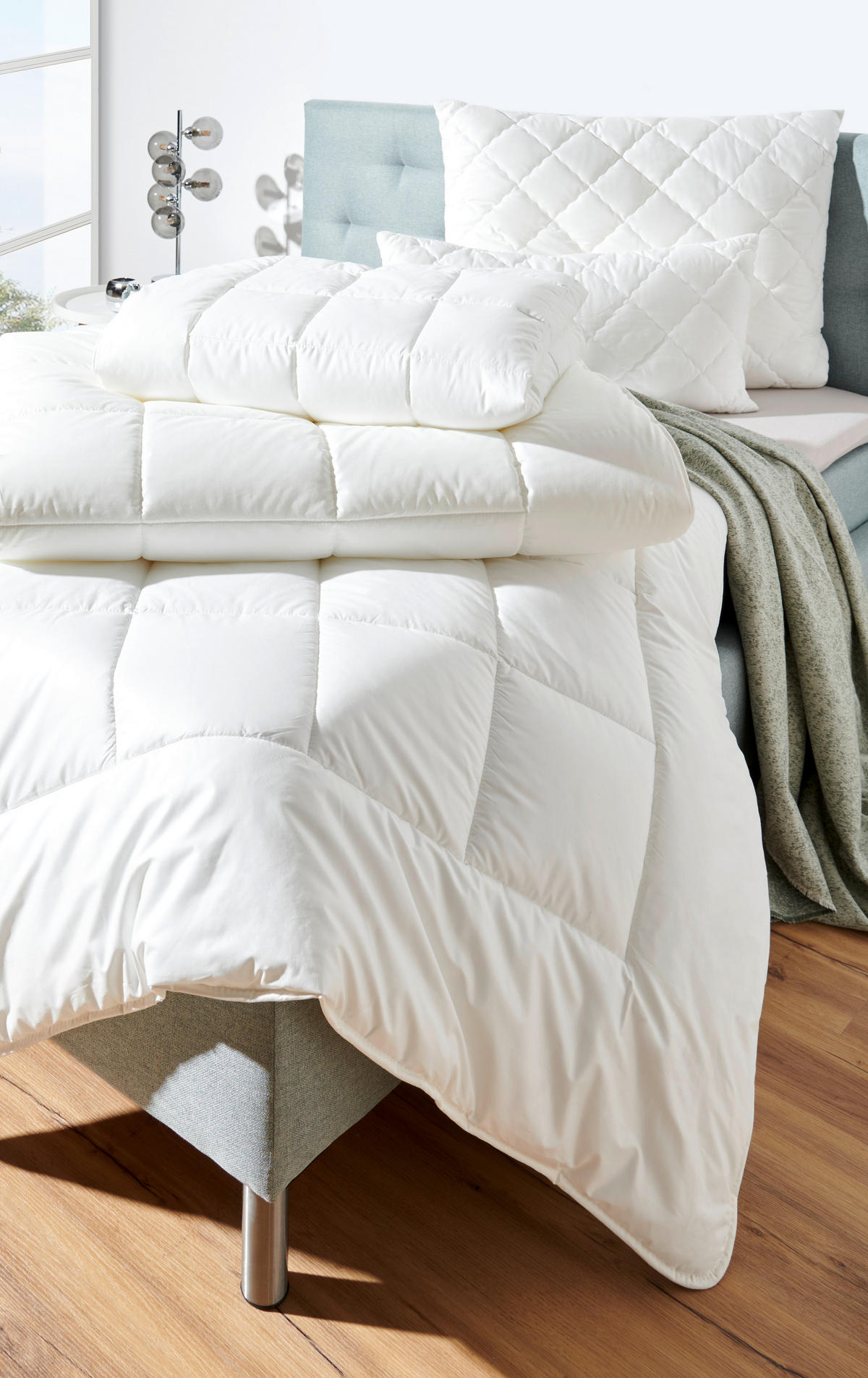 CELOROČNÁ PRIKRÝVKA, 135/200 cm, polyester - šampanská, Basics, textil (135/200cm) - Billerbeck