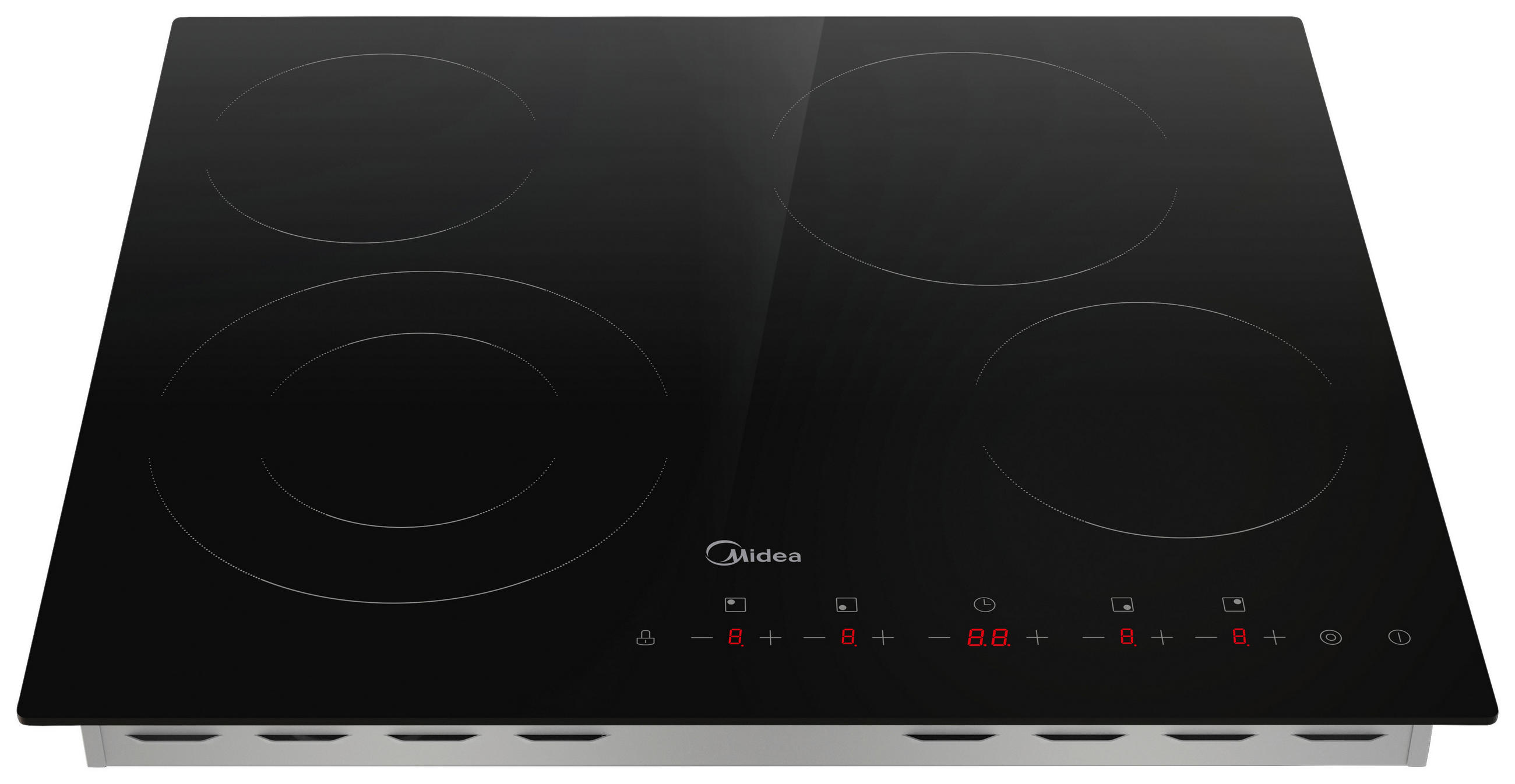 GLASKERAMIKHÄLL MCH702T298K0  - svart, Basics, metall/glas (59/52/5,5cm) - Midea