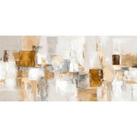 LEINWANDBILD Abstraktes 115/55 cm  - Multicolor, Basics, Holz/Papier (115/55cm) - Euroart