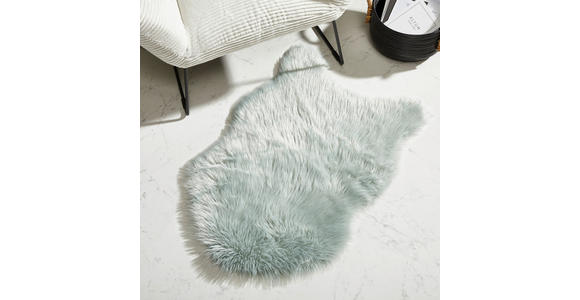 KUNSTFELL 60/90 cm - Grün, LIFESTYLE, Fell/Textil (60/90cm) - Novel