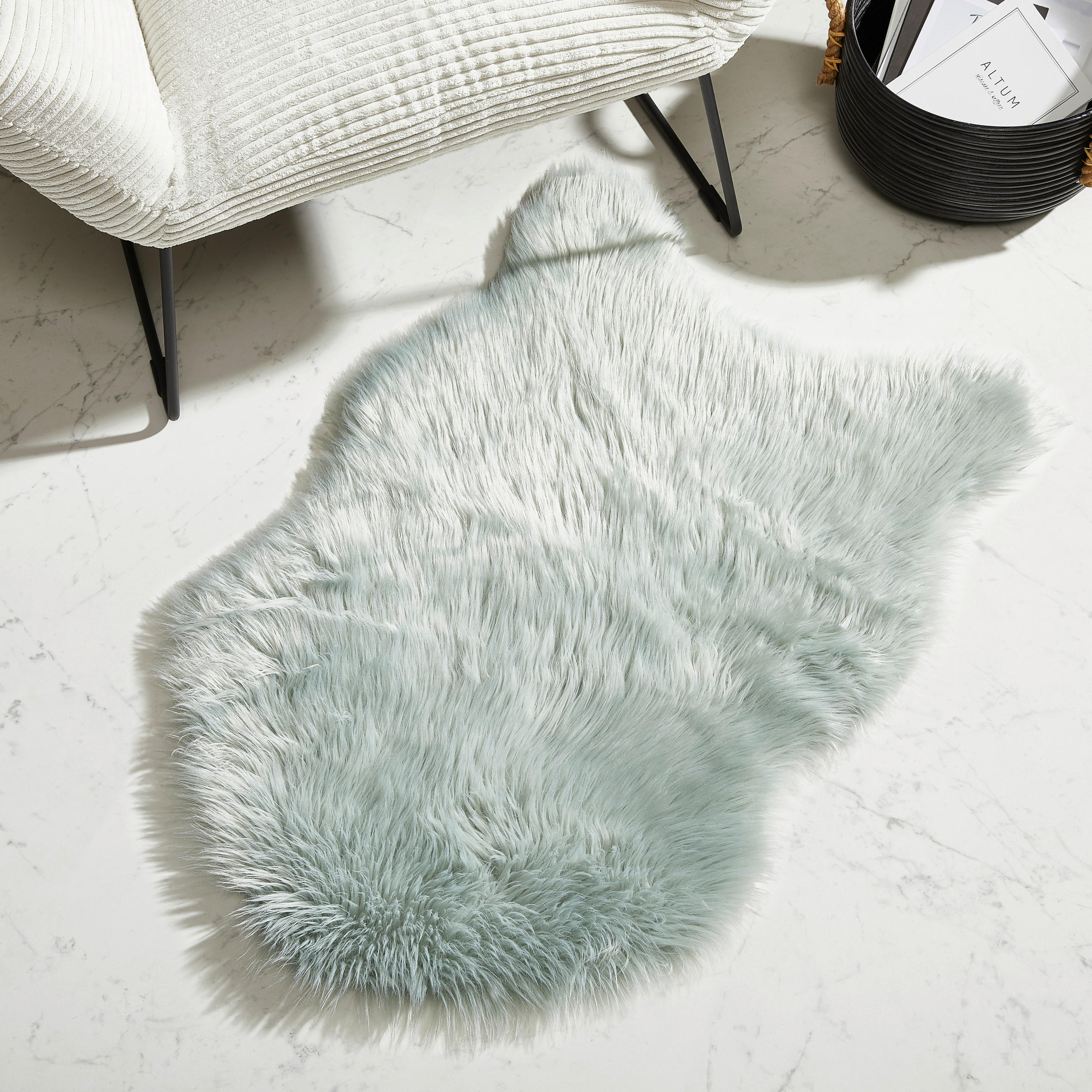 KUNSTFELL 60/90 cm  - Grün, LIFESTYLE, Fell/Textil (60/90cm) - Novel