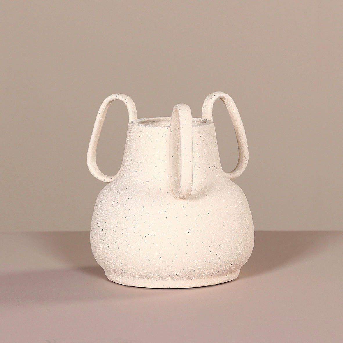 VASE 20 cm  - Weiß, Basics, Keramik (20cm)