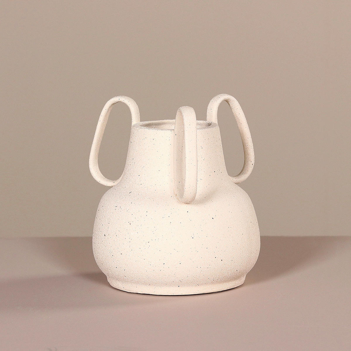 VASE 20 cm  - Weiß, Basics, Keramik (20cm)
