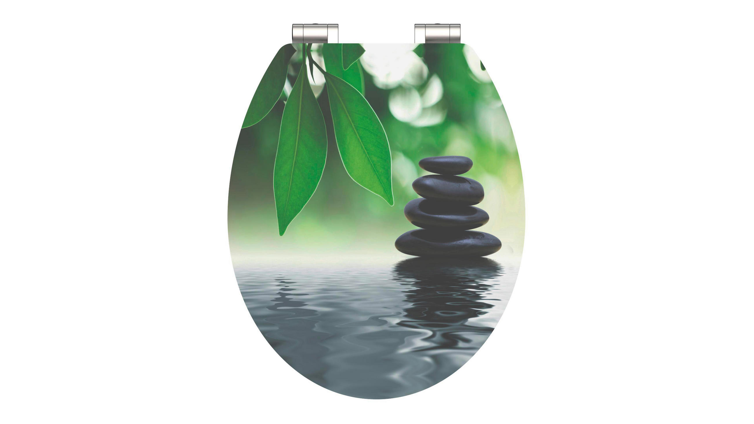 WC ÜLŐKE - sötétzöld/sötétszürke, Basics, faalapú anyag (37,0/43,0cm) - Xora