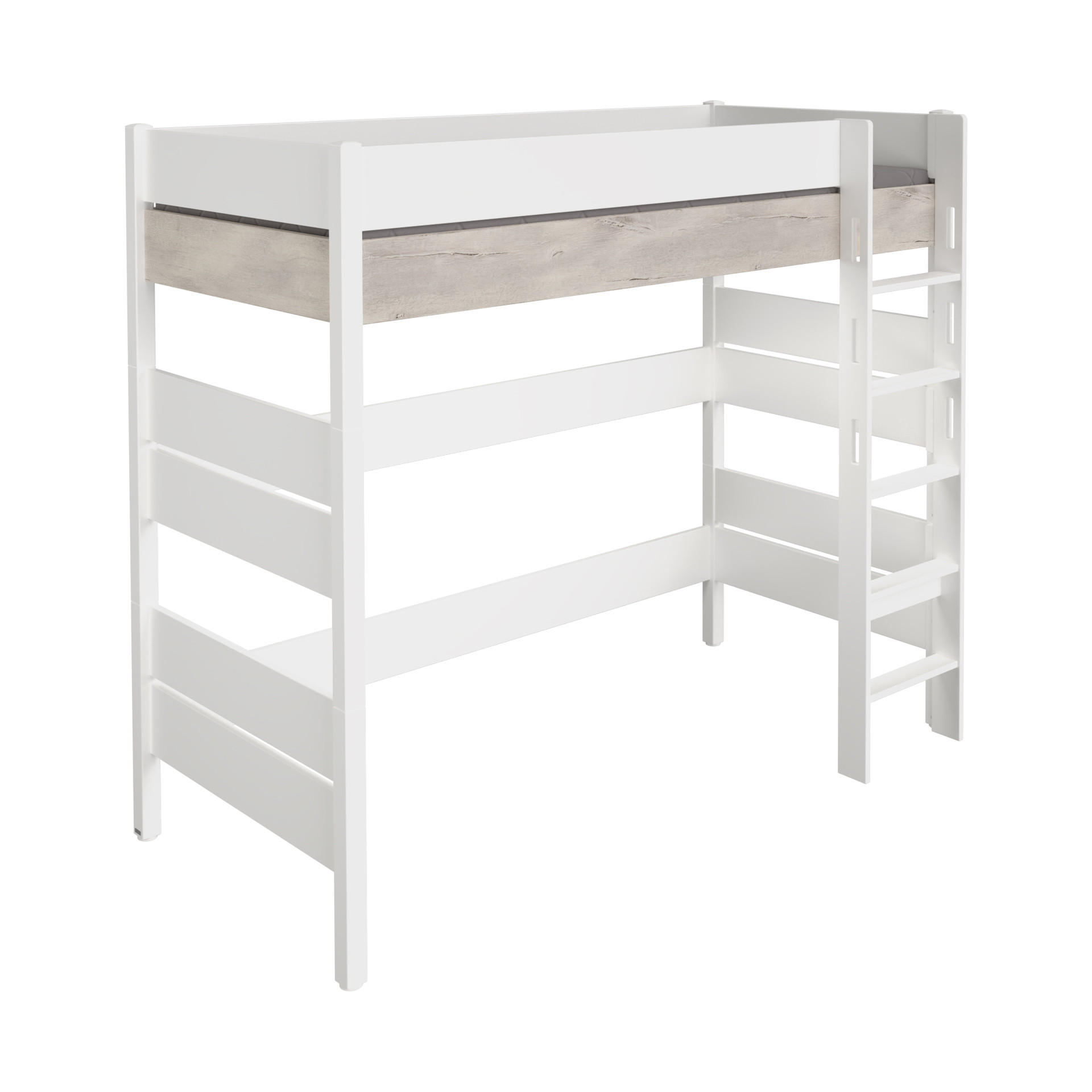 HOCHBETT 90/200 cm - Weiß/Silbereichenfarben, Basics, Holz/Holzwerkstoff (90/200cm) - Paidi
