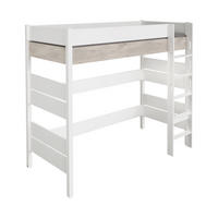 HOCHBETT 90/200 cm Weiß, Silbereichenfarben  - Weiß/Silbereichenfarben, Basics, Holz/Holzwerkstoff (90/200cm) - Paidi