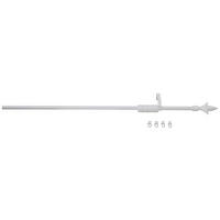 GARNÝŽ S PŘÍSLUŠENSTVÍM  130-240 cm - bílá, Konvenční, kov (130-240cm) - Ondega