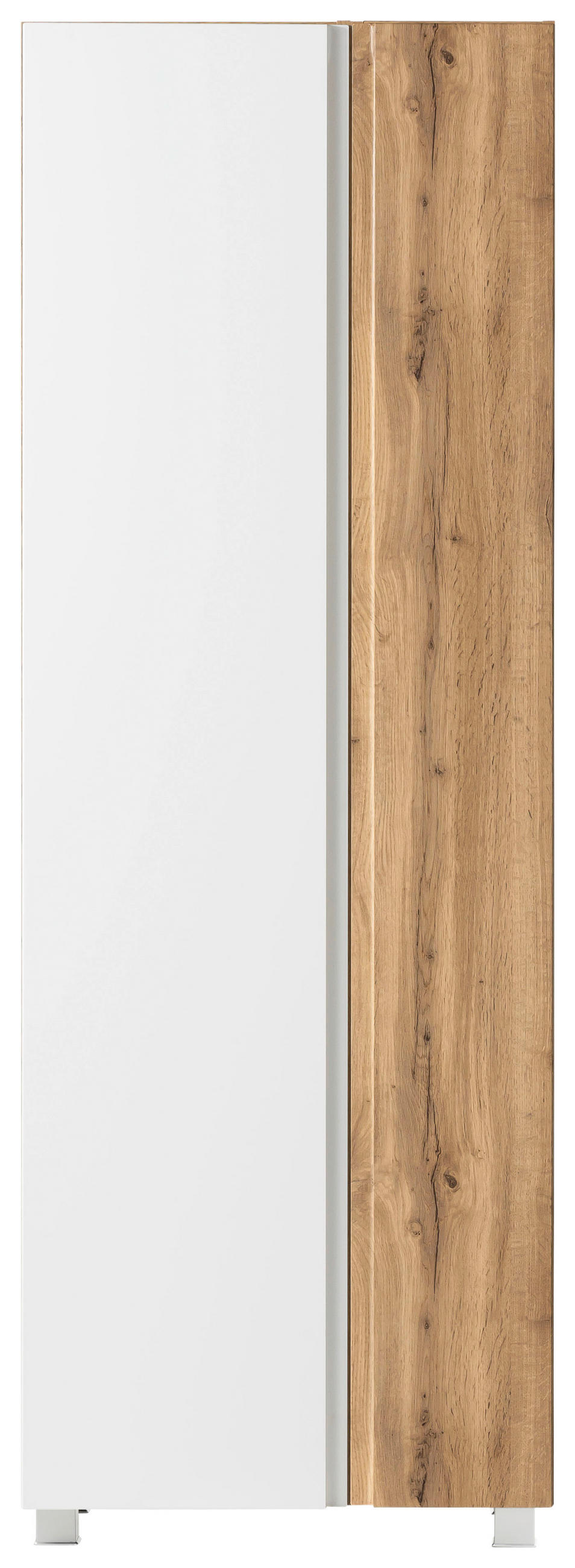 HOCHSCHRANK 65/180/35 cm  - Eiche Wotan/Weiß, MODERN, Holzwerkstoff (65/180/35cm) - Held