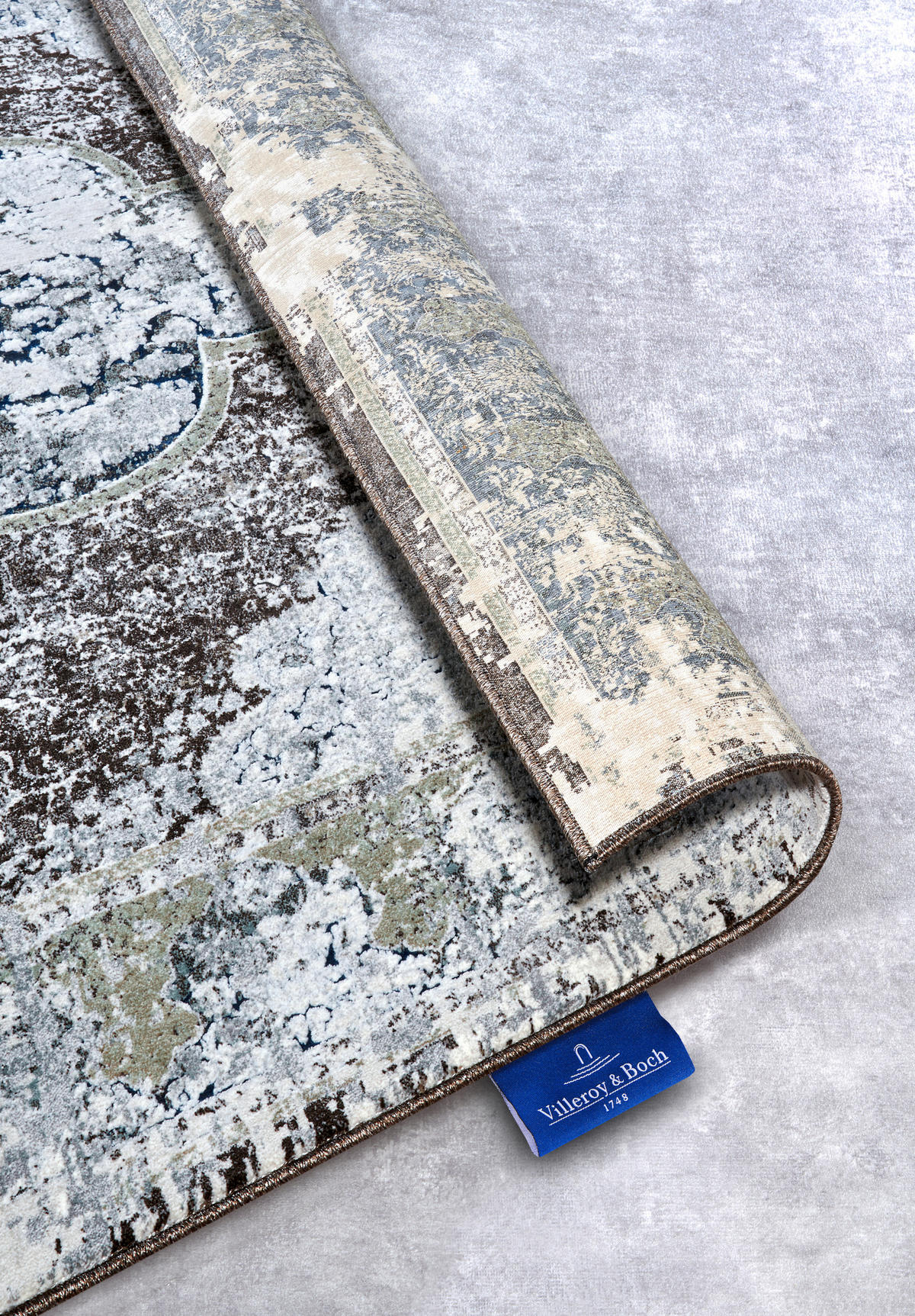 VINTAGE-TEPPICH 115/170 cm Kollektion 1809 Braun, Multicolor  - Multicolor/Braun, LIFESTYLE, Kunststoff/Textil (115/170cm) - Villeroy & Boch