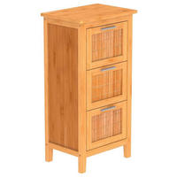 UNTERSCHRANK 42,0/82,0/33,0 cm   - Silberfarben, Natur, Holz/Metall (42,0/82,0/33,0cm) - Carryhome