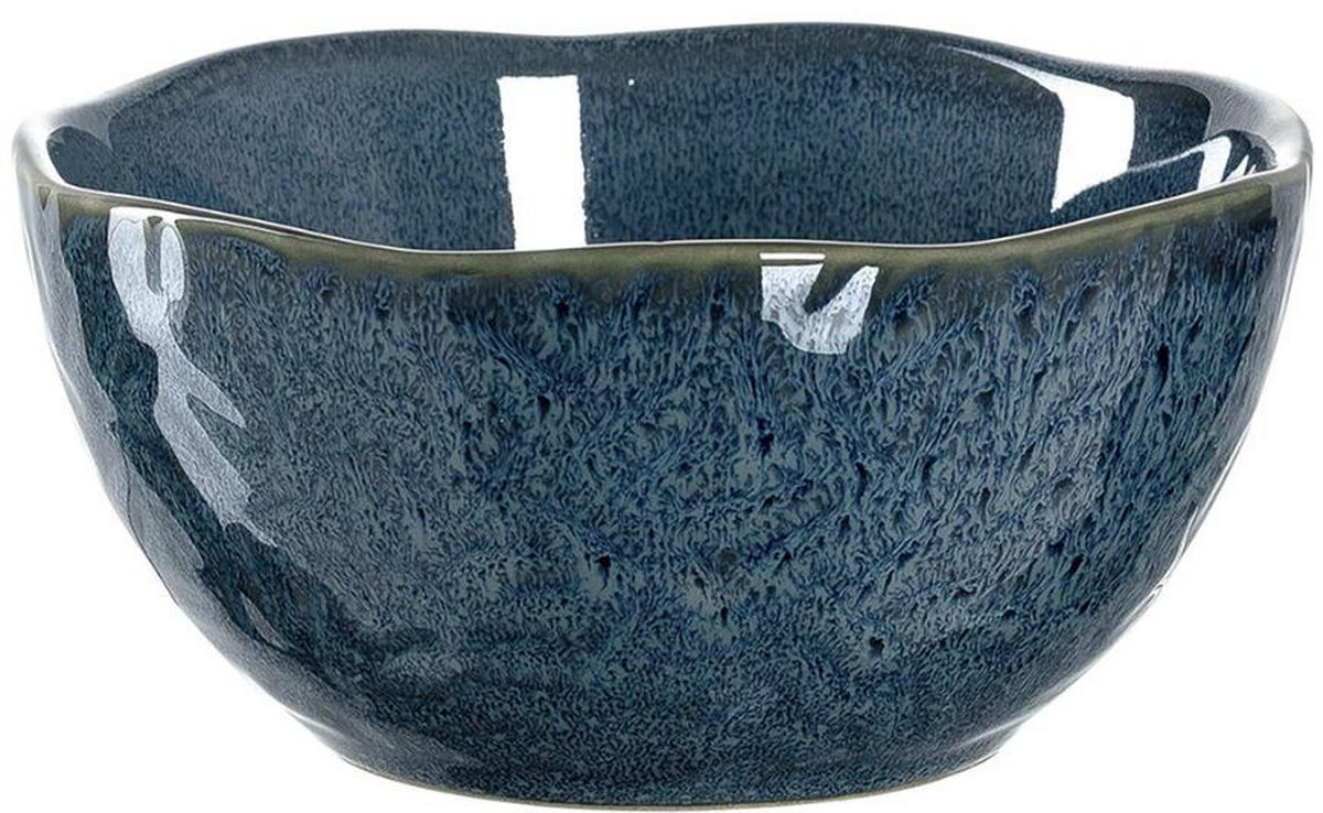 MÜSLISCHALENSET Matera 6-teilig  - Blau, LIFESTYLE, Keramik (12/5,7/12cm) - Leonardo
