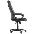 GAMINGSTUHL Schwarz Kunststoff, Textil   - Schwarz/Weiß, Basics, Kunststoff/Textil (63/113-122/70cm) - Xora