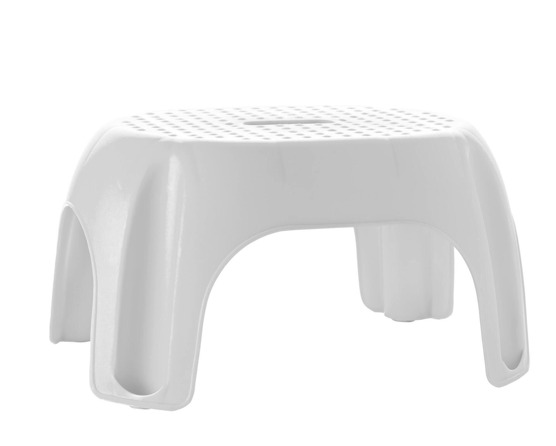 BADHOCKER Kunststoff  - Weiß, Basics, Kunststoff (39/24/22cm)