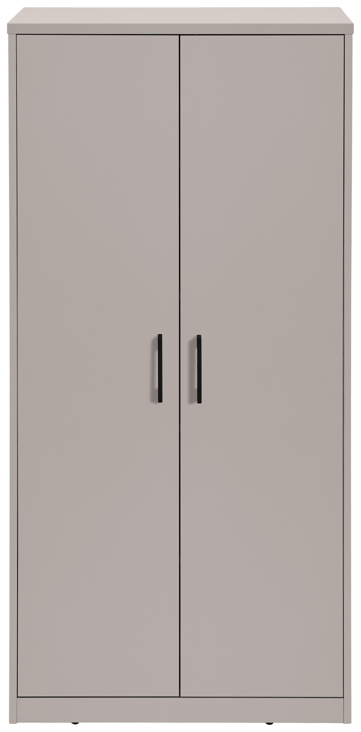 HIGHBOARD  in 72/148/36 cm  - Kaschmir/Schwarz, Basics, Holzwerkstoff/Kunststoff (72/148/36cm) - Xora
