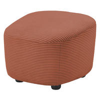 HOCKER Cord Orange  - Schwarz/Orange, Design, Kunststoff/Textil (54/41/57cm) - SetOne by Musterring