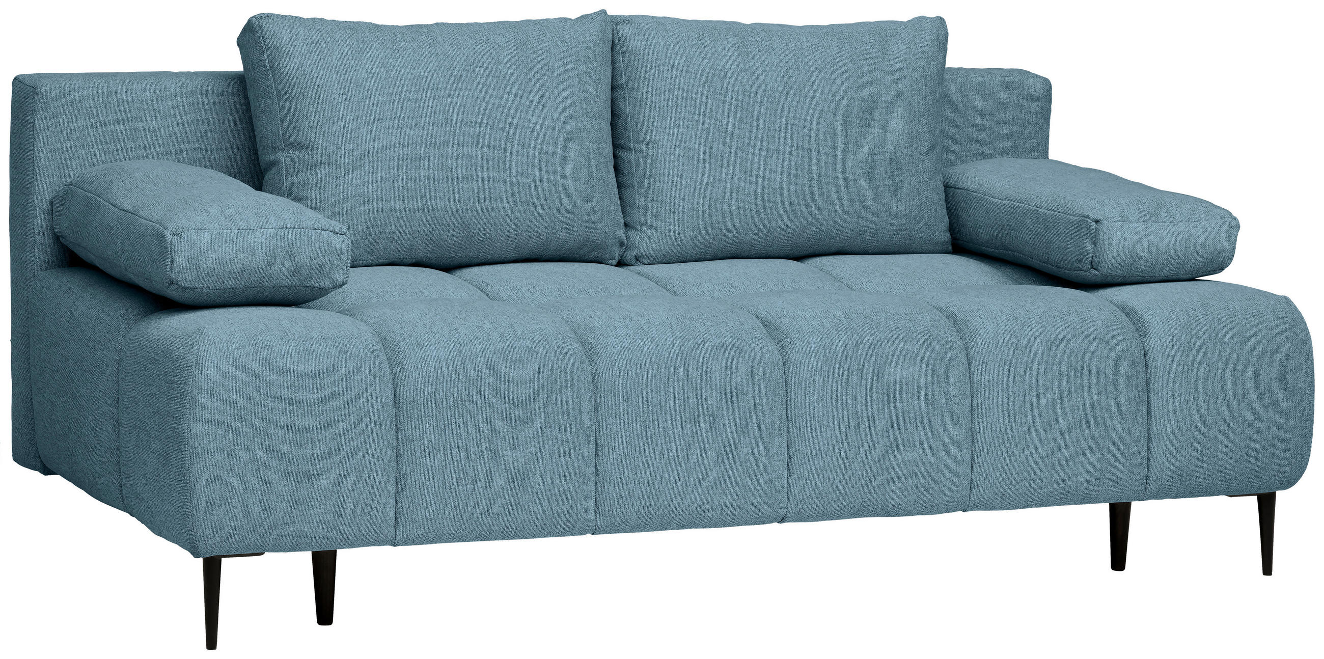 Thumbnail - Mid.you Schlafsofa, Blau, Textil, 2-Sitzer, Füllung: Hohlfaser,Hohlfaser, 204x90x95 cm, Liegefunktion, Wohnzimmer, Sofas...