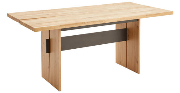 ESSTISCH in Holz, Holzwerkstoff 180/90/76 cm  - Wildeiche/Graphitfarben, KONVENTIONELL, Holz/Holzwerkstoff (180/90/76cm) - Hom`in