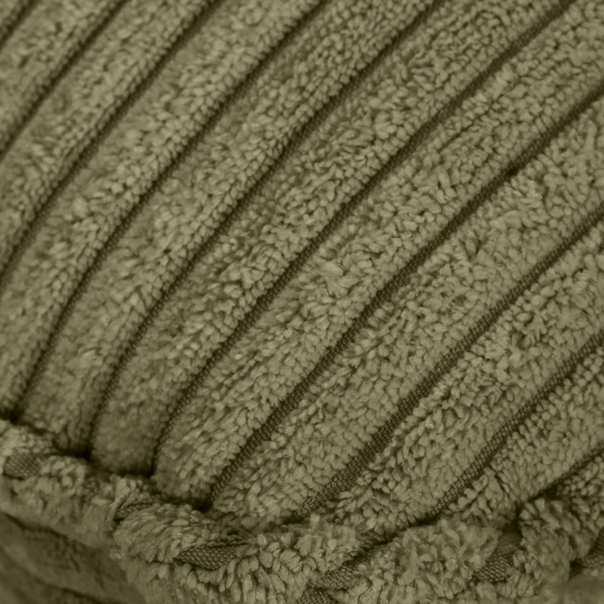 HOCKERTextil Dunkelgrün  - Dunkelgrün/Schwarz, Konventionell, Textil/Metall (60/49/53cm) - MID.YOU