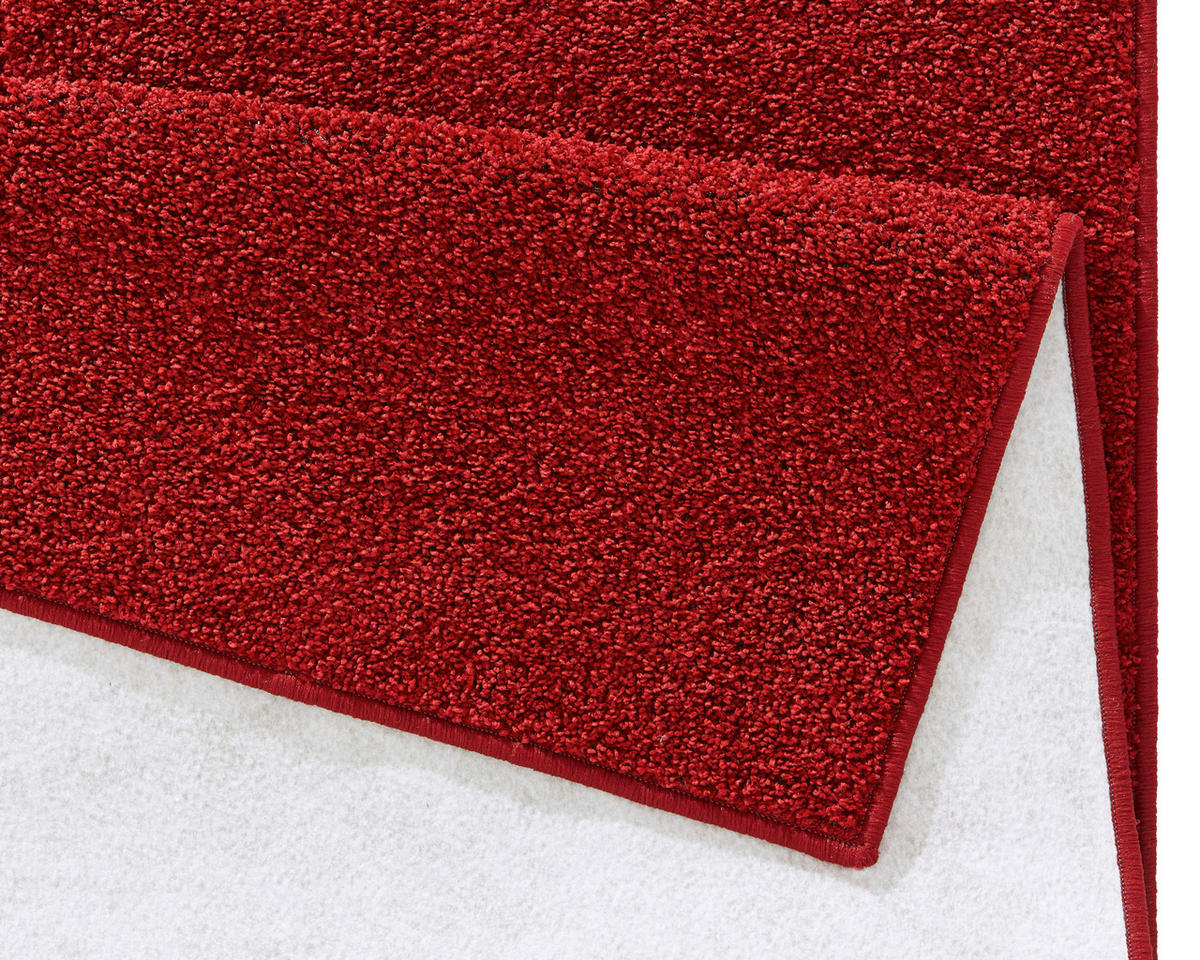 LÄUFER 80/400/400 cm Pure  - Rot, Basics, Kunststoff (80/400/400cm) - Hanse Home