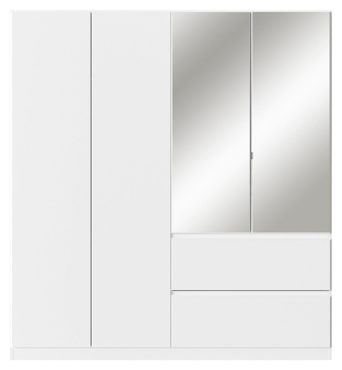 DREHTÜRENSCHRANK in Weiss  - Weiss, Modern, Holzwerkstoff (181/197/54cm) - Rauch Möbel