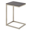 GARTENBEISTELLTISCH 35/30/56 cm Metall, Kunststoff  - Edelstahlfarben/Dunkelgrau, Design, Kunststoff/Metall (35/30/56cm) - Amatio