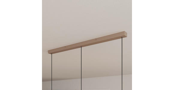 HÄNGELEUCHTE 110/25/120 cm - Sandfarben, KONVENTIONELL, Metall (110/25/120cm) - Novel