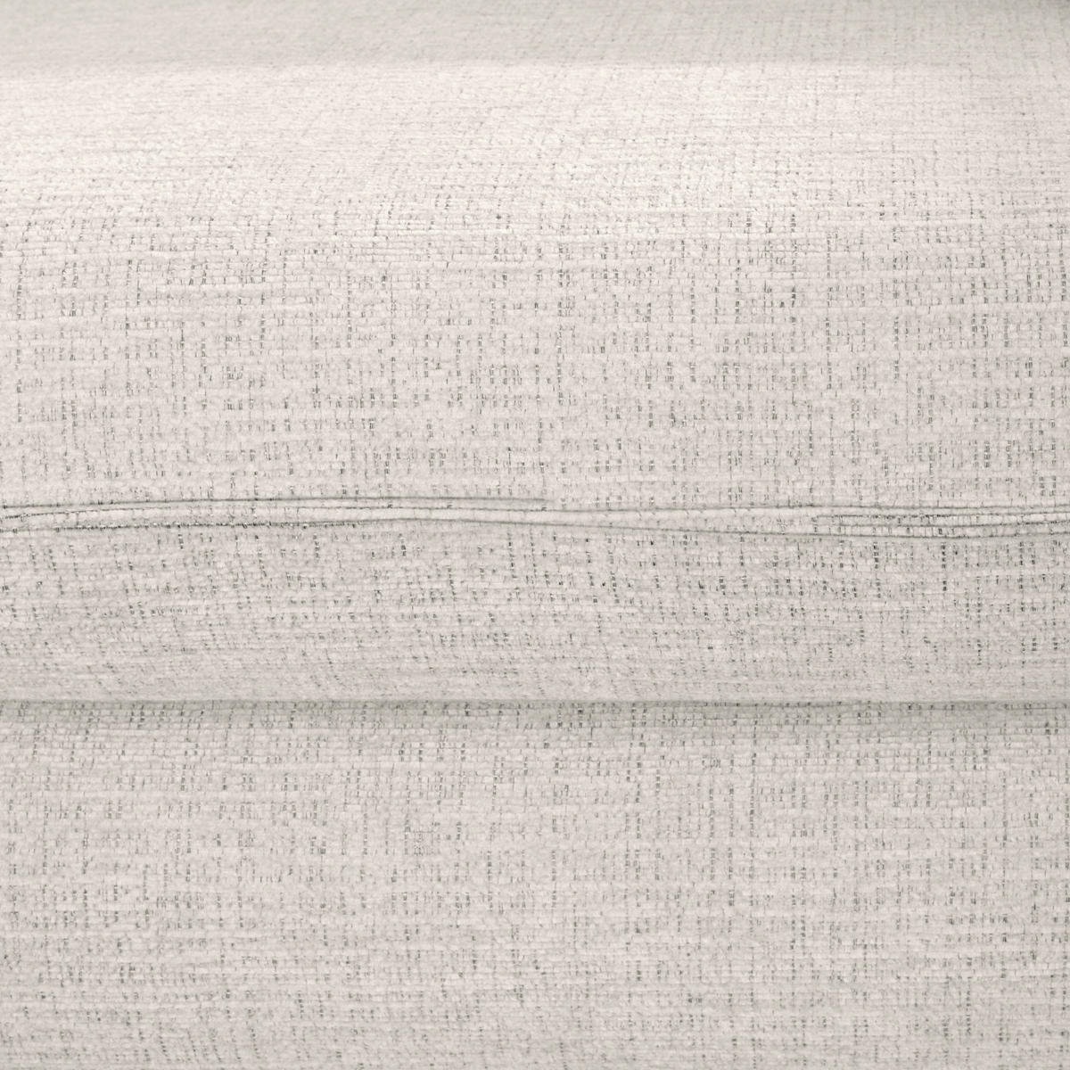 ECKSOFA inkl. Funktionen in Struktur Creme  - Creme/Schwarz, Design, Holz/Textil (245/161cm) - Stylife