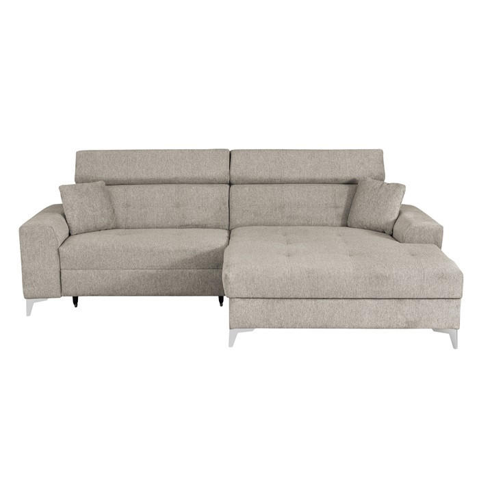 Colțar Extensibil, textil, bej