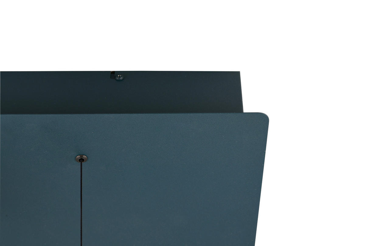 LED-PENDELLEUCHTE Cannon 114/195/30 cm   - Blau, Basics, Metall (114/195/30cm) - Musterring