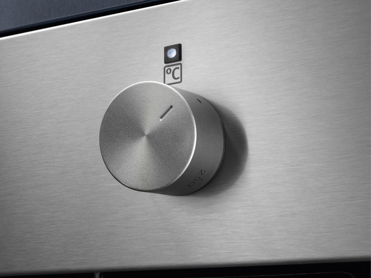 BACKOFENSET ELXB2X  - Edelstahlfarben/Schwarz, Basics, Glas/Metall (59,5/59,4/54,8cm) - Electrolux