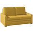 SCHLAFSOFA Webstoff Gelb - Chromfarben/Gelb, KONVENTIONELL, Textil/Metall (153/83/90cm) - NOVEL