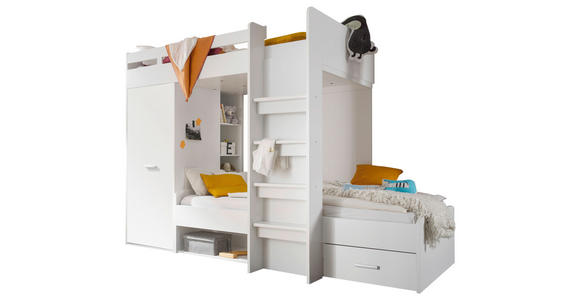 HOCHBETT 90/200 cm - Weiß, KONVENTIONELL, Holzwerkstoff (90/200cm) - Carryhome