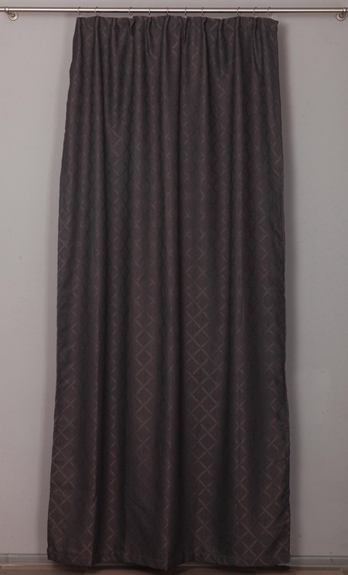 FERTIGVORHANG  - Anthrazit, Basics, Textil (150/270cm)