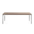 ESSTISCH in Holz, Metall - Nussbaumfarben/Alufarben, Design, Holz/Metall (220/95/74cm) - Hülsta ESSTISCH in Holz, Metall - Nussbaumfarben/Alufarben, Design, Holz/Metall (220/95/74cm) - Hülsta