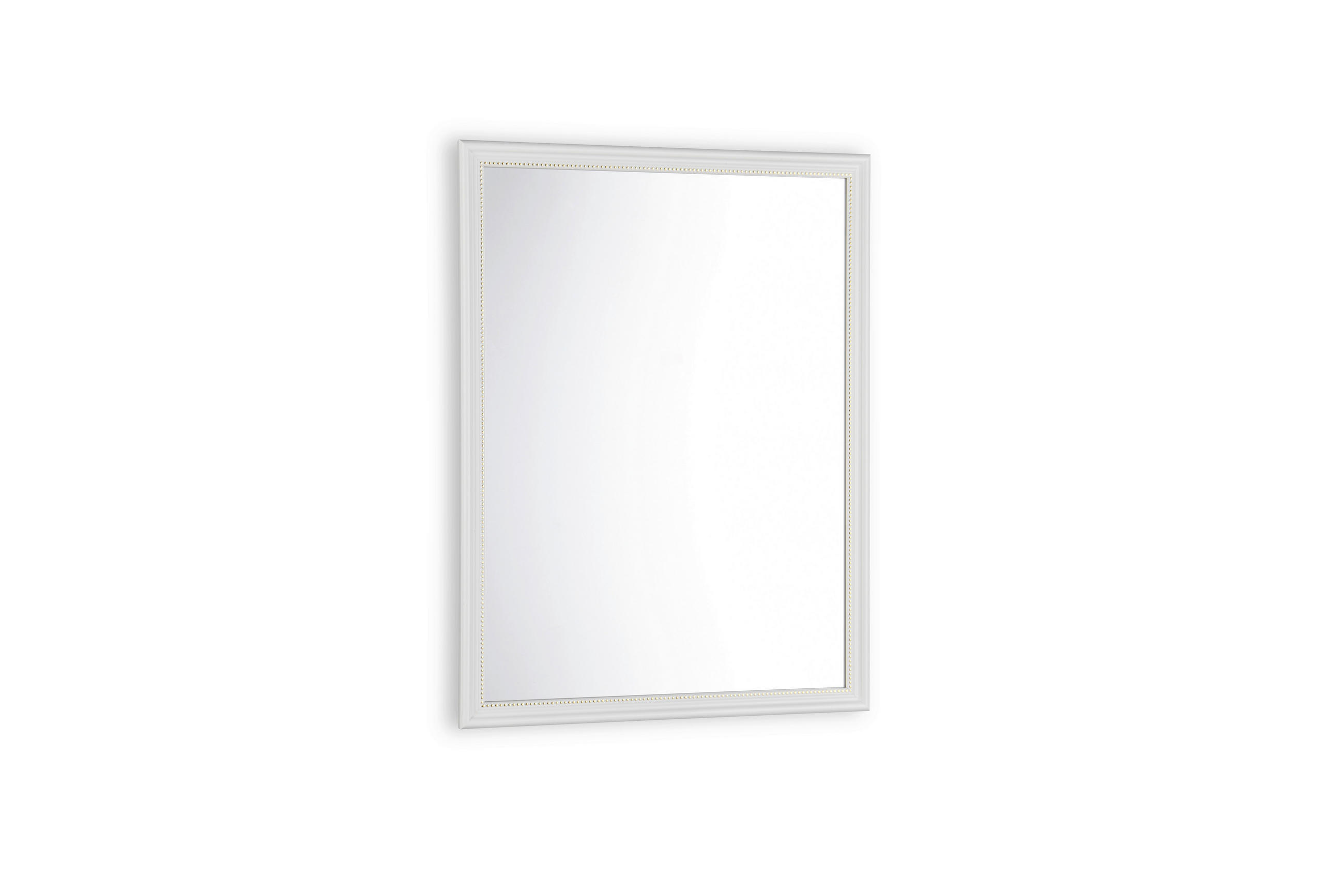 Thumbnail - Boxxx Wandspiegel, Weiß, Glas, rechteckig, 34x45x1.5 cm, Verzierungen, senkrecht und waagrecht montierbar, Spiegel, Wand...