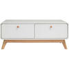 LOWBOARD Cassie  in 100/40/51 cm  - Eichefarben/Weiß, Design, Holz/Holzwerkstoff (100/40/51cm) - MID.YOU