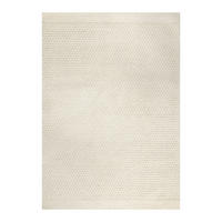 WEBTEPPICH Wohnzimmer 40/60 cm Hamptons Thirtyeight Creme rechteckig  - Creme, Design, Textil (40/60cm) - WECON HOME