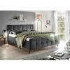 POLSTERBETT Anthrazit 180/200 cm  - Anthrazit/Schwarz, Basics, Holz/Holzwerkstoff (180/200cm) - MID.YOU