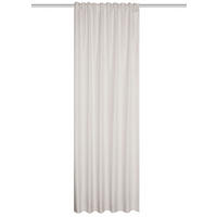 WÄRMESCHUTZVORHANG Verdunkelung 135/145 cm   - Creme, Basics, Textil (135/145cm)