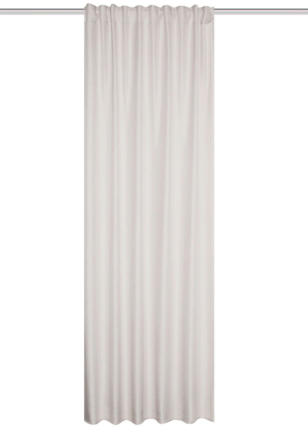 WÄRMESCHUTZVORHANG Verdunkelung 135/145 cm   - Creme, Basics, Textil (135/145cm)
