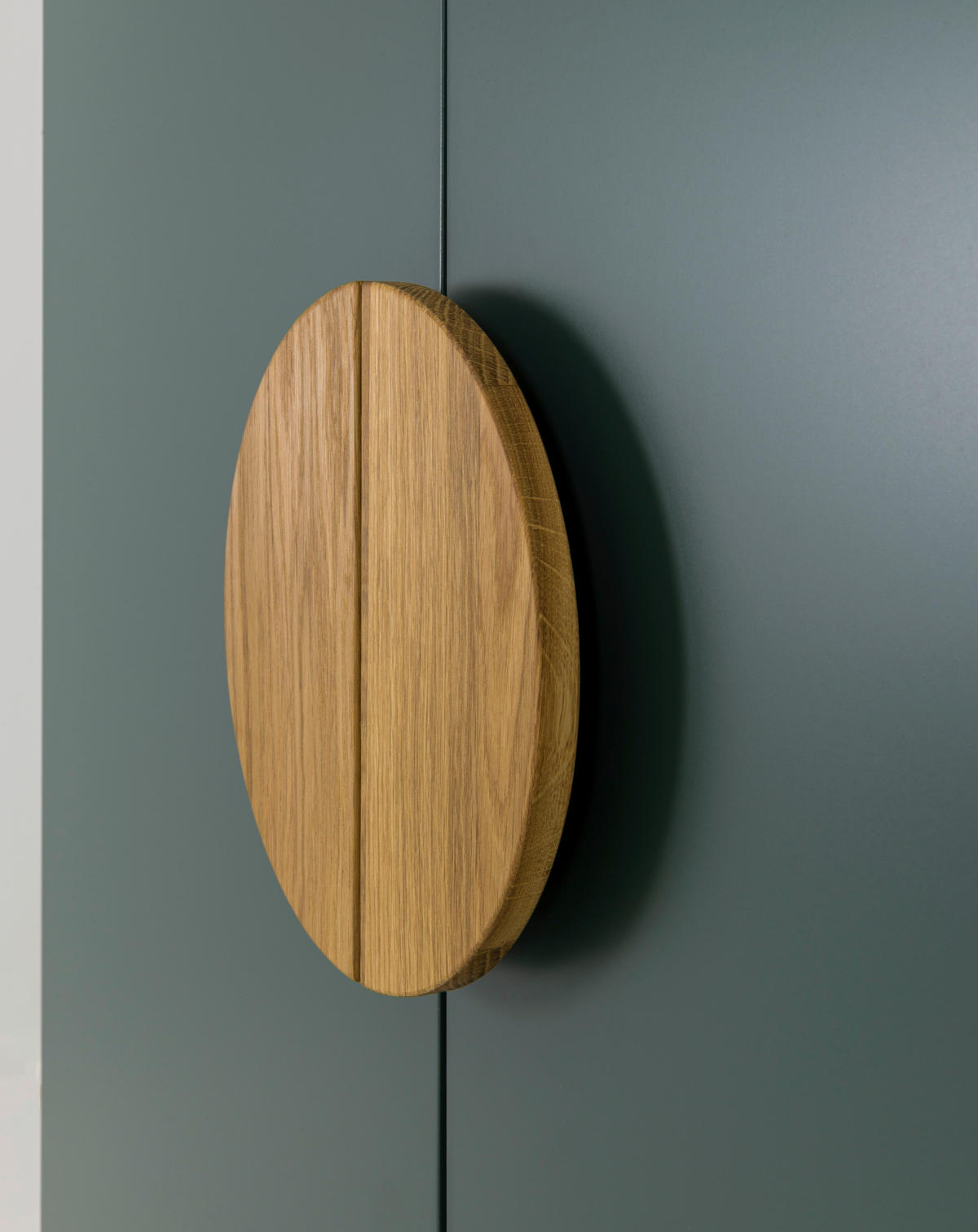 HIGHBOARD  in 80/162/37 cm  - Dunkelgrün/Eichefarben, Design, Holz/Holzwerkstoff (80/162/37cm)