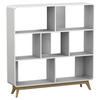 REGAL Weiß  - Eichefarben/Weiß, Design, Holzwerkstoff (122/126/29cm) - MID.YOU