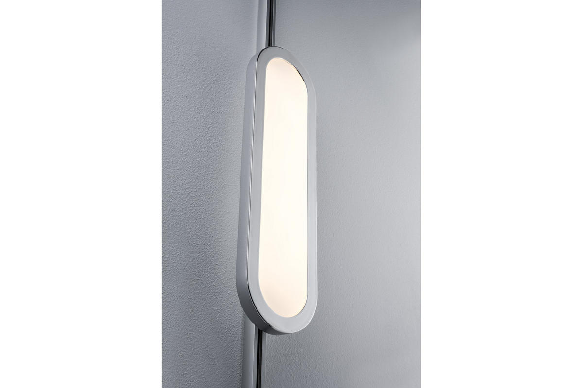 URAIL SCHIENENS.-PANEELE - Chromfarben, Design, Kunststoff (38/3,5/11cm) - Paulmann