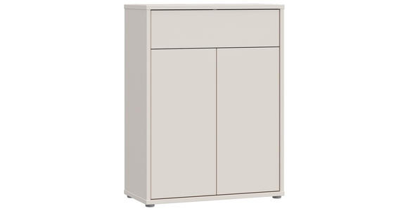 SCHUHSCHRANK  in 74,5/99,1/34,9 cm  - Sandfarben/Grau, MODERN, Holzwerkstoff/Kunststoff (74,5/99,1/34,9cm) - Carryhome