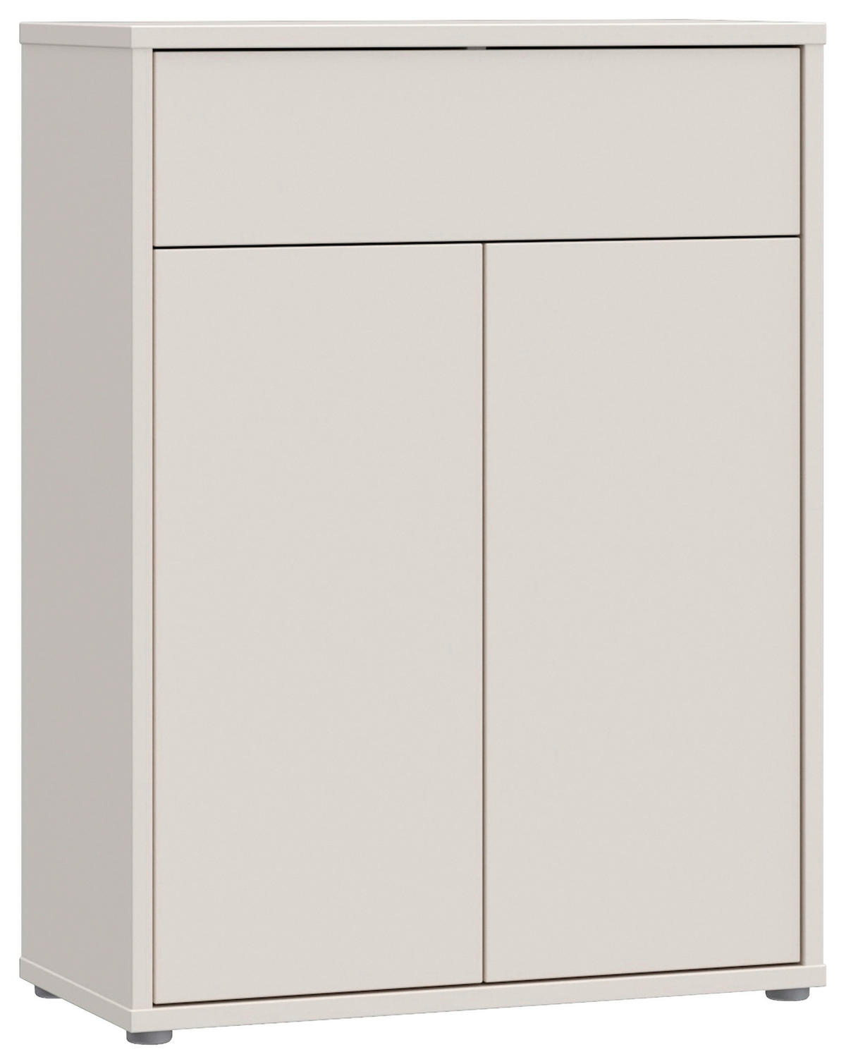 SCHUHSCHRANK  in 74,5/99,1/34,9 cm  - Sandfarben/Grau, MODERN, Holzwerkstoff/Kunststoff (74,5/99,1/34,9cm) - Carryhome