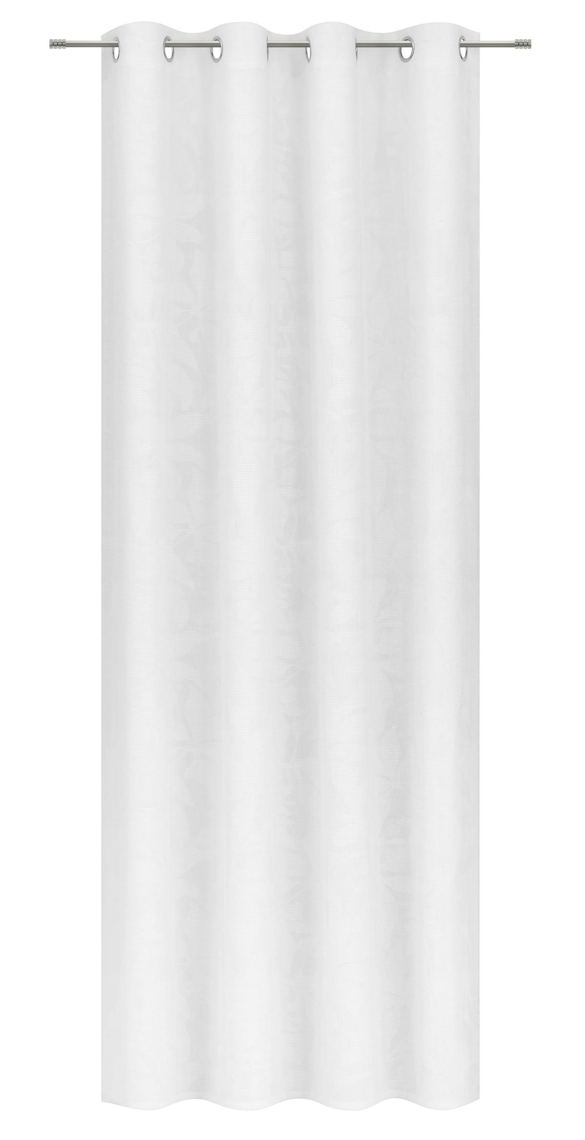 ÖSENSCHAL ARK halbtransparent 135/245 cm   - Weiß, Natur, Textil (135/245cm) - Esposa