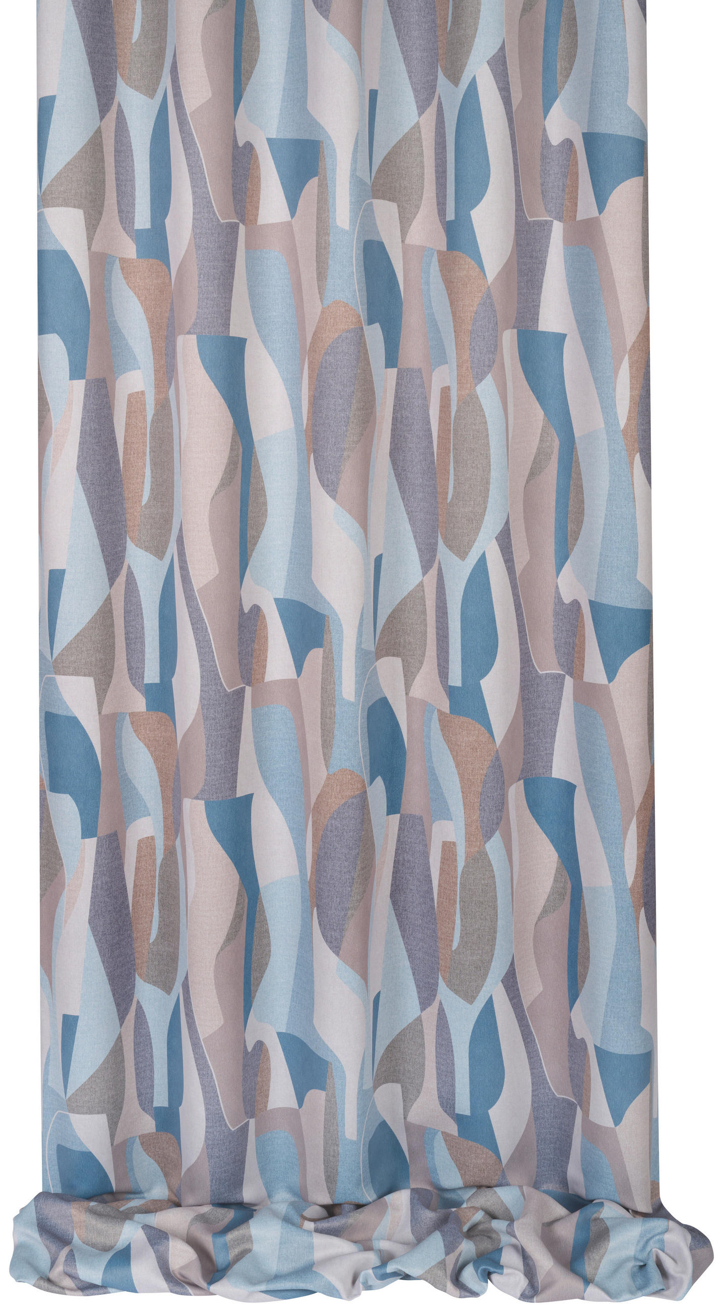 VORHANGSTOFF per lfm Verdunkelung  - Graublau, KONVENTIONELL, Textil (150cm) - Esposa