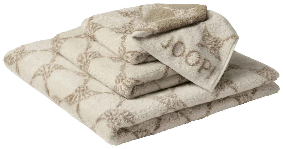 RUČNÍK, 50/100 cm, béžová - béžová, Basics, textil (50/100cm) - Joop!
